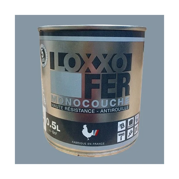 Peinture Fer Antirouille LOXXO Gris argent