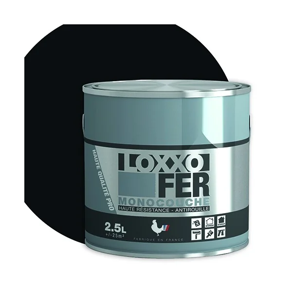 Peinture Fer Antirouille LOXXO Noir