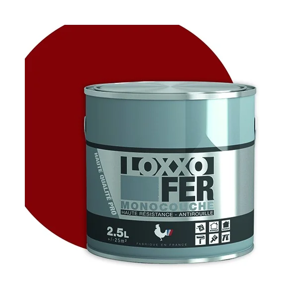 Peinture Fer Antirouille LOXXO Rouge Basque