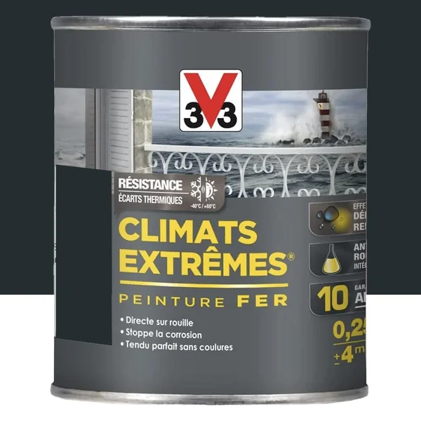 Peinture Fer V33 Climats Extrêmes Bleu nuit Mat