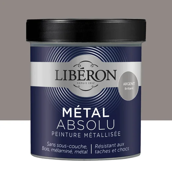Peinture Libéron Métal Absolu Brillant Argent