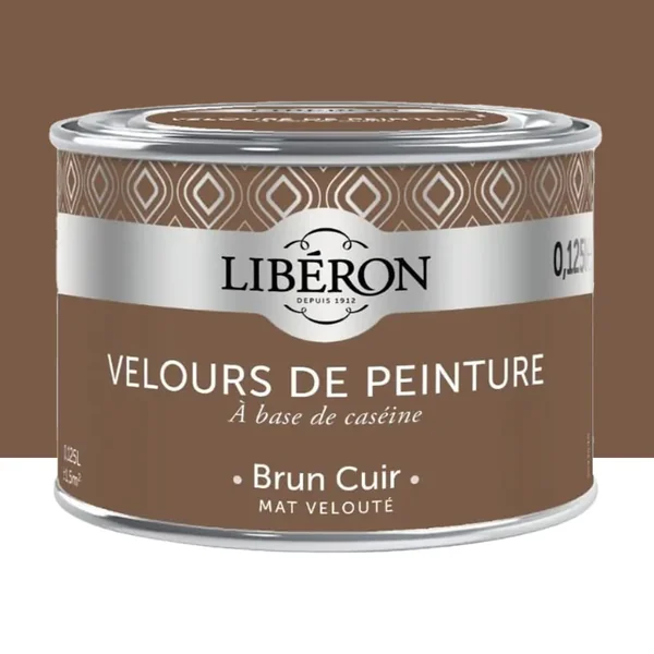 Peinture LIBÉRON Velours de Peinture Brun cuir