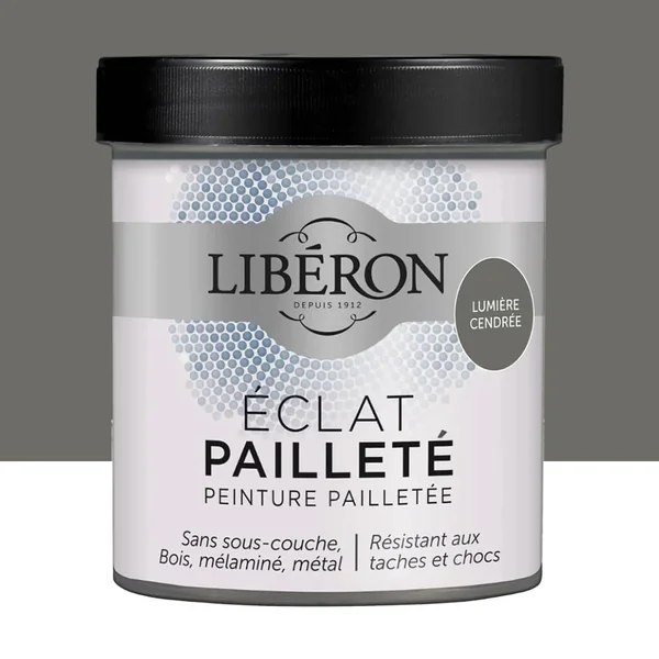 Peinture meuble Eclat Pailleté LIBERON Lumière cendrée