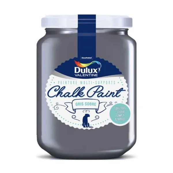 Peinture Multi-Supports Dulux Valentine Chalk Paint Gris sobre