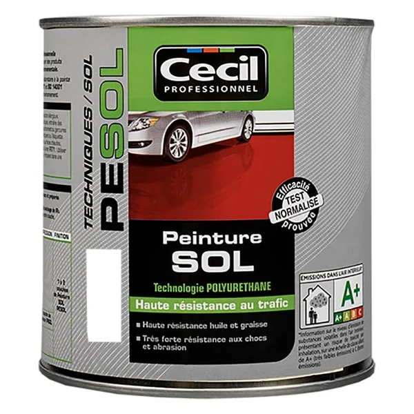 Peinture sol Cécil Professionnel PE SOL Blanc satin