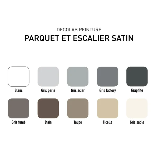 Peinture Sol Parquet Escalier V33 Déco LAB Gris factory