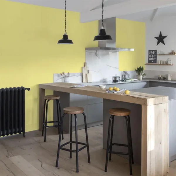 Peinture V33 Cuisine & Bain Resist'Extreme Satin Jaune Vichy