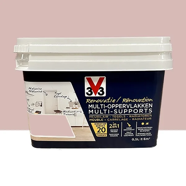 Peinture V33 Rénovation Multi-Supports Rose bohème