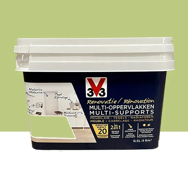 Peinture V33 Rénovation Multi-Supports Vert mousse