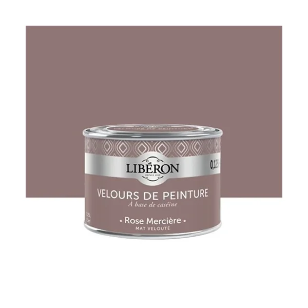 Peinture "Velours de peinture" LIBÉRON Mat velouté Rose mercière