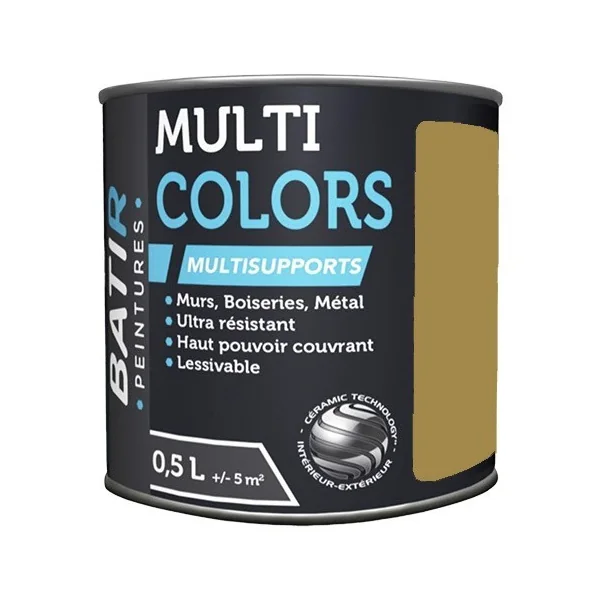 Peintures BTIR Multi Colors Mat Poudré Brun tourmaline
