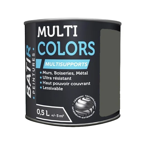Peintures BTIR Multi Colors Mat Poudré Noir sylvestre