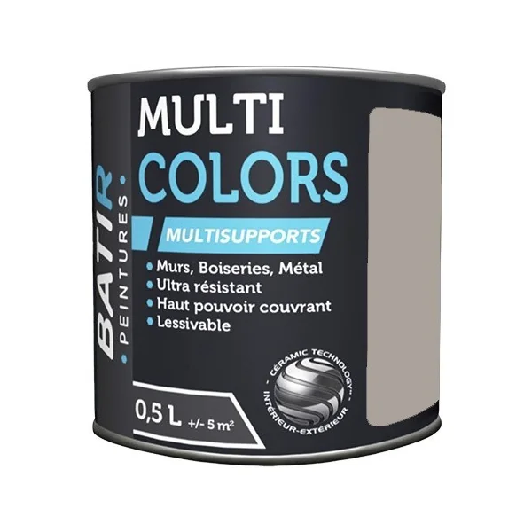 Peintures BTIR Multi Colors Mat Poudré Quartz fumé