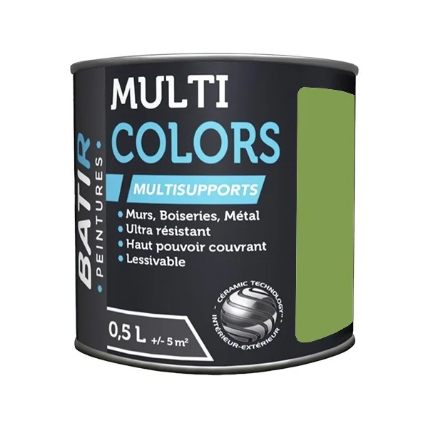 Peintures Multi Colors BTIR Satin Soyeux Vert Amazonie