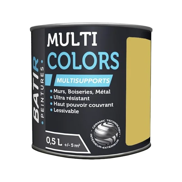 Peintures Multi Colors BTIR Vert Chartreuse Satin Soyeux