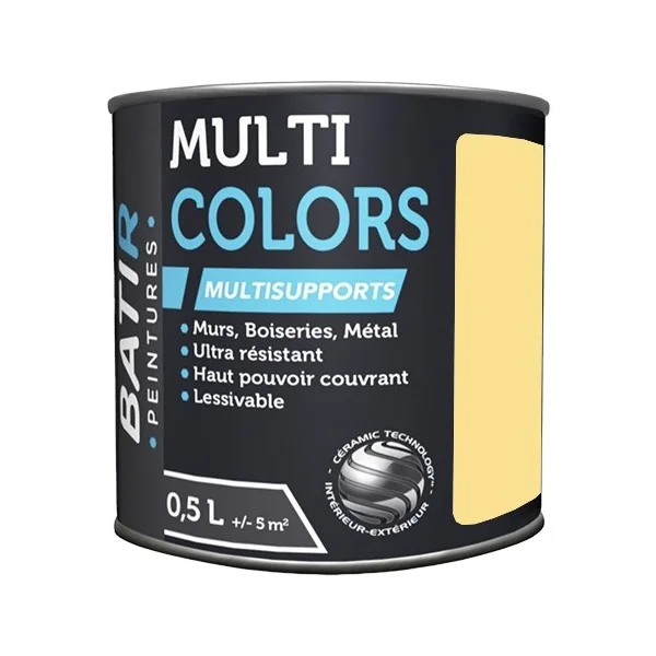 Peintures Multi Colors RECA Narcisse Jaune Satin Soyeux