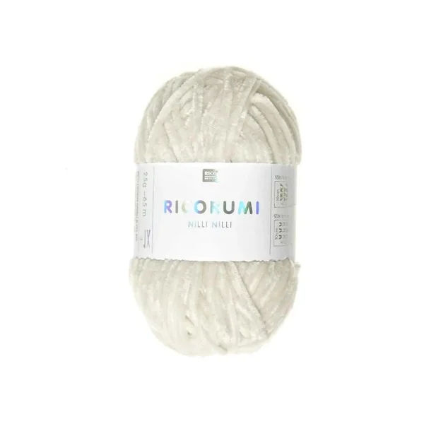 Pelote Nilli Nilli Ricorumi 25g - Crème 002