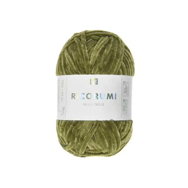 Pelote Nilli Nilli Ricorumi 25g - Vert Olive 020