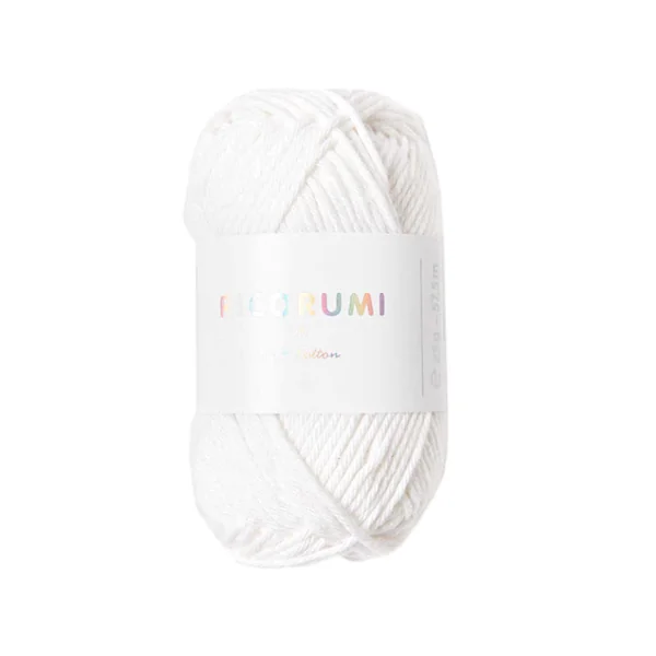 Pelote Ricorumi coton DK - Blanc (001)