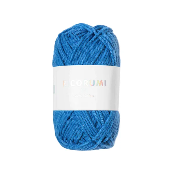 Pelote Ricorumi coton DK - Bleu (32)