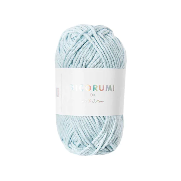 Pelote Ricorumi coton DK - Bleu clair (33)