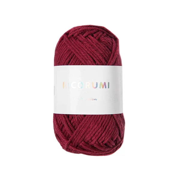 Pelote Ricorumi coton DK - Bordeaux (30)