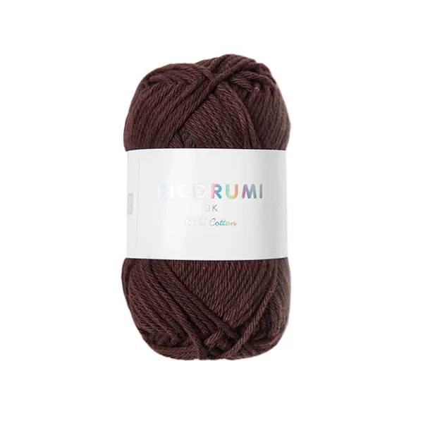 Pelote Ricorumi coton DK - Chocolat (57)