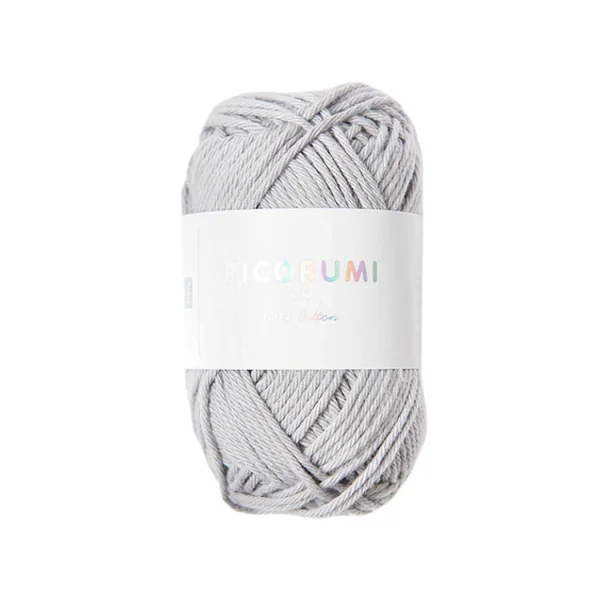Pelote Ricorumi coton DK - Gris argenté (58)