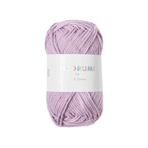 Pelote Ricorumi coton DK - Lilas clair (17)