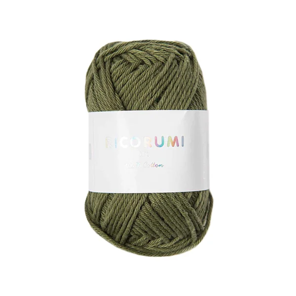 Pelote Ricorumi coton DK - Olive (48)