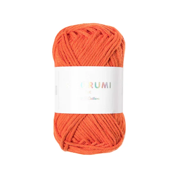 Pelote Ricorumi coton DK - Orange (27)