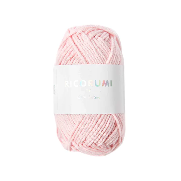 Pelote Ricorumi coton DK - Rose (08)
