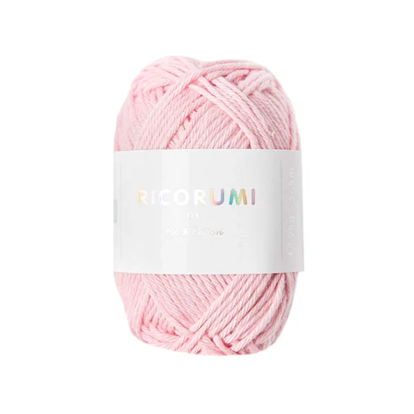 Pelote Ricorumi coton DK - Rose (11)