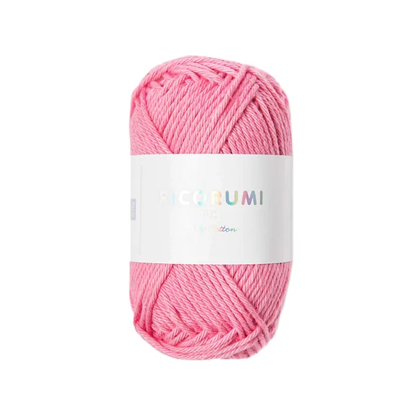 Pelote Ricorumi coton DK - Rose bonbon (12)