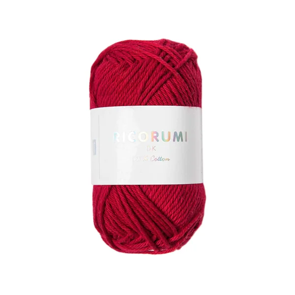 Pelote Ricorumi coton DK - Rouge vin (29)