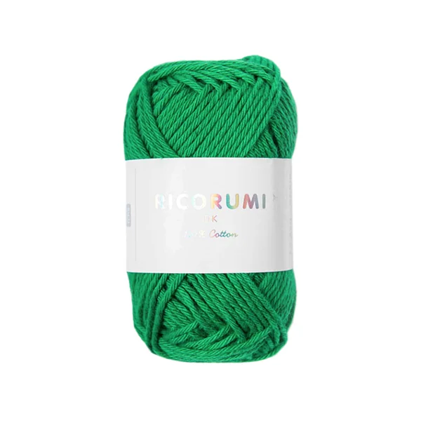 Pelote Ricorumi coton DK - Vert (49)