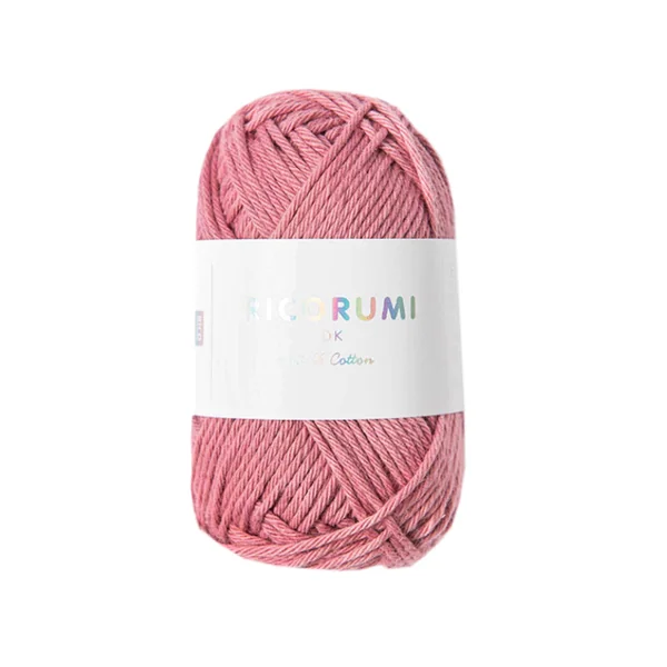 Pelote Ricorumi coton DK - Vieux rose (10)