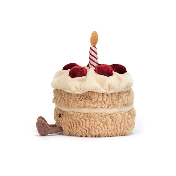 Peluche "Amuseable" Gâteau d'anniversaire - 16 cm - Jellycat