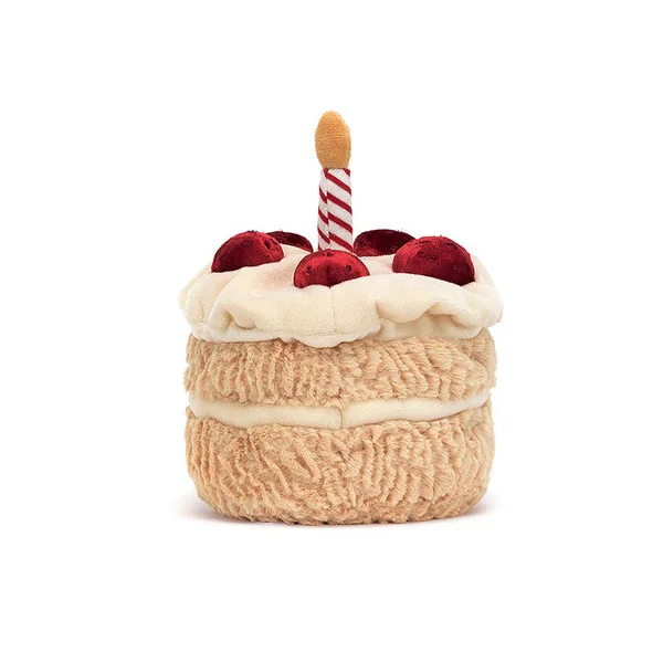 Peluche "Amuseable" Gâteau d'anniversaire - 16 cm - Jellycat