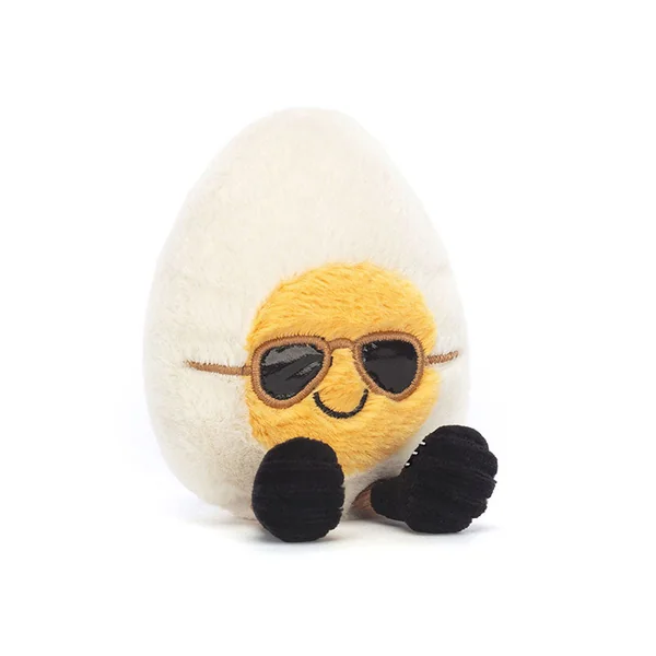 Peluche Amuseables Oeuf dur Chic - 10 cm - Jellycat