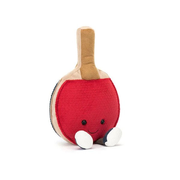 Peluche Sport Raquette de Ping-Pong - 23 cm - Jellycat