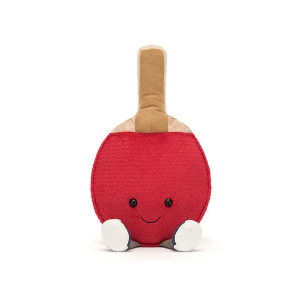 Peluche Sport Raquette de Ping-Pong - 23 cm - Jellycat