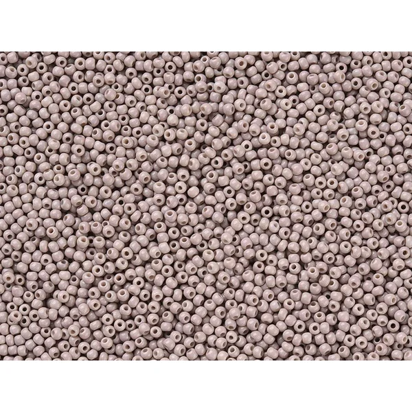 Perles de rocailles en tube - Taupe clair - 2 mm