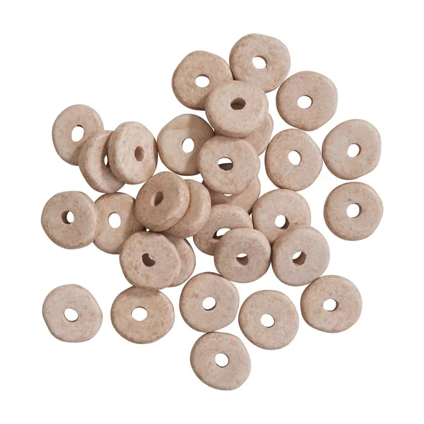 Perles rondelles en céramique
