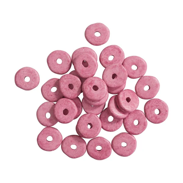 Perles rondelles en céramique