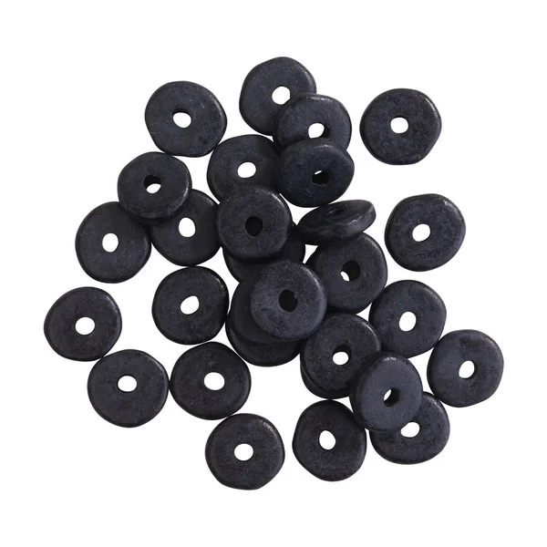 Perles rondelles en céramique