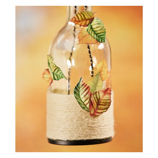 Photophore VBS « Bouteille », hauteur 22 cm