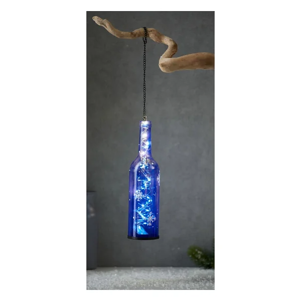Photophore VBS « Bouteille », hauteur 29 cm