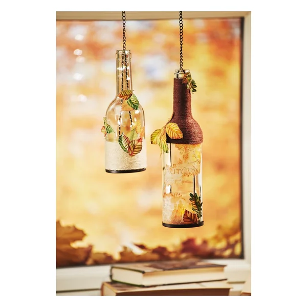 Photophore VBS « Bouteille », hauteur 29 cm