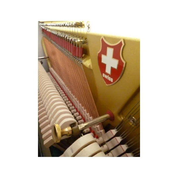 PIANO DROIT Hermann Jacobi 118 Silence Blanc brillant
